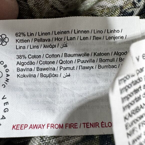 Bose Speakers Linen Hawaiian Shirt Men's XL Allover Print Tropical Floral Print - Picture 6 of 14